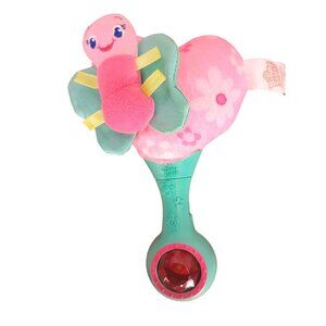 Bright Starts Light-Up Butterfly Baby Toy With Heart Shape & Rattle